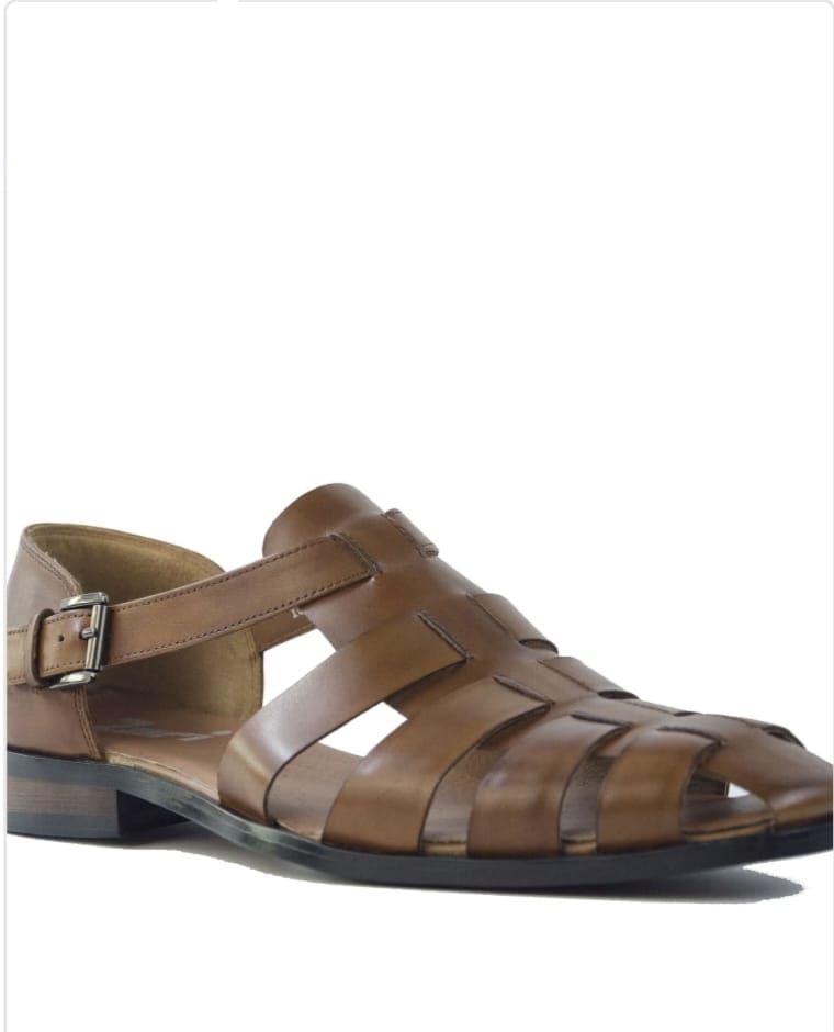 CLEARANCE SALE !!! Fisherman  Leather sandals Pure genuine Men cow leather oxfords groom shoes genuine leather official or casual can be worn with suits or casually for any occasion