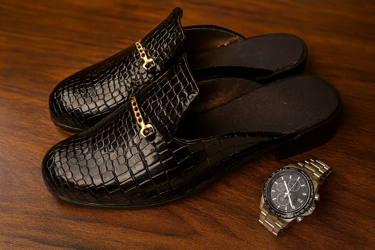CLEARANCE SALE !!!Leather  mules Pure genuine Men cow leather oxfords groom shoes genuine leather official or casual can be worn with suits or casually for any occasion