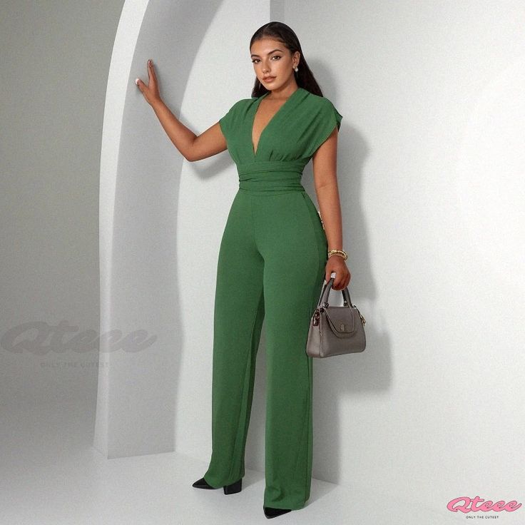 New Arrivals Trending Flared Jumpsuit Lightweight Flared Bottom Wide Leg Pants Women Jumpsuit Casual Fashion One Piece Cami Tank Top JumpSuit Everywhere Wear Ladies Baddie Trendy