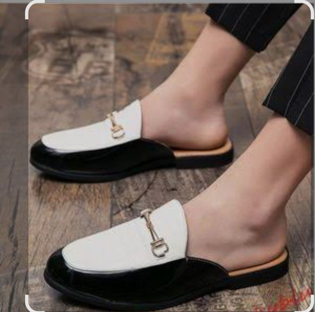 CLEARANCE SALE !!!Leather mules Pure genuine Men cow leather groom shoes genuine leather official or casual can be worn with suits or casually for any occasion