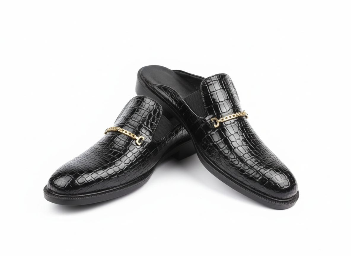 CLEARANCE SALE !!!Leather mules Pure genuine  Men cow leather groom shoes genuine leather official or casual can be worn with suits or casually for any occasion