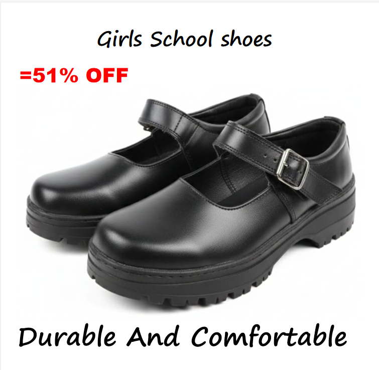 OFFER! GIRLS BACK TO SCHOOL GENUINE LEATHER SHOES, LIGHTWEIGHT, COMFORTABLE, DURABLE, (SEWED ALL AROUND), PERFECT FOR SCHOOL, CASUAL, SPRING & AUTUMN WEAR