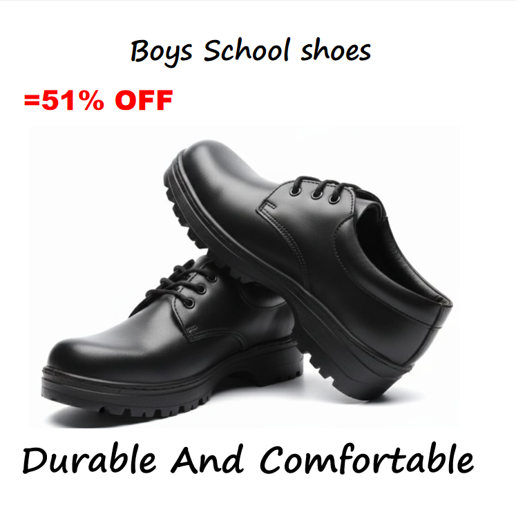 Fashion Unisex Leather School Shoes