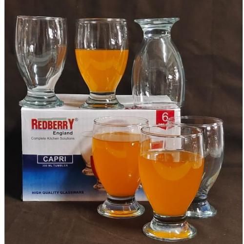 Redberry 6pcs Classy Cocktail/Juice/ Water And Wine Glasses