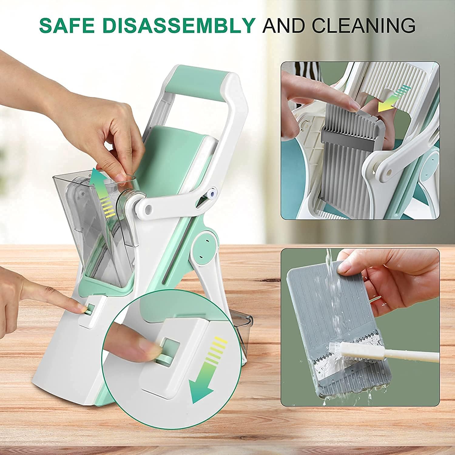 Best price for Safe Multifunctional Mandoline Slicer 5 in 1 Vegetable ...