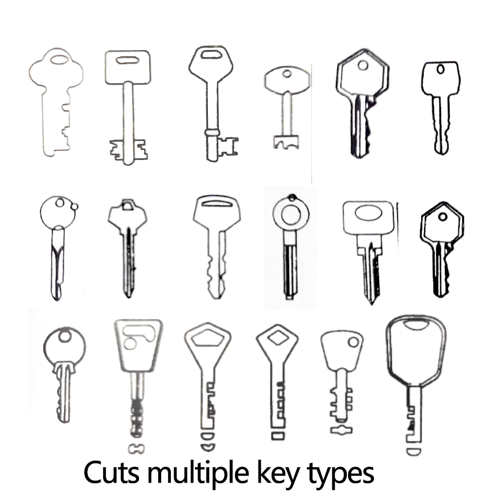 Key Duplicator Key Cutting Machine Manual Horizontal Key Copy Machine, Professional Cutting Machine Universal Key Copy Tool, Multifunctional Electric Key Cutting Machinesuipment