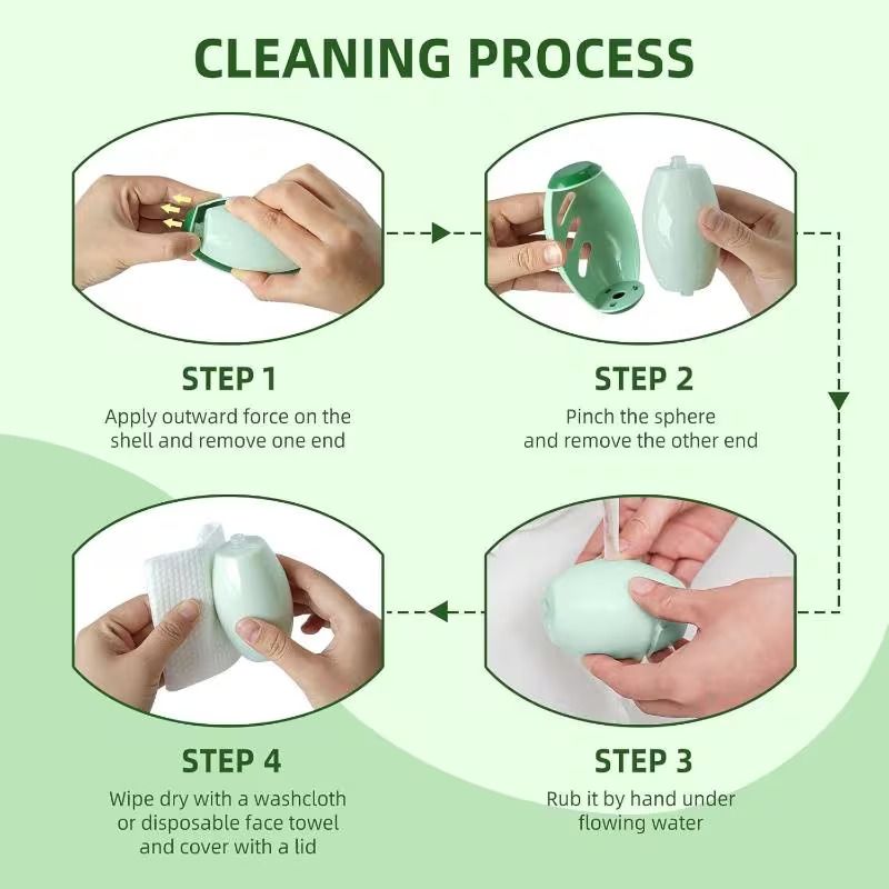Reusable Washable Lint Roller No Paper Waste Pet Hair Remover No Refills Silicone Cleaning Brush for Clothes Sofa Bed Carpet