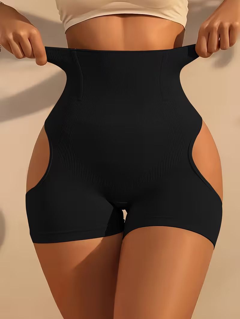 Seamless High Waist Butt Lifting Shapewear Shorts Hip Enhancer - Tummy Control Body Shaper Compression Shorts Cincher Faja ile nguo ya ku-shape
