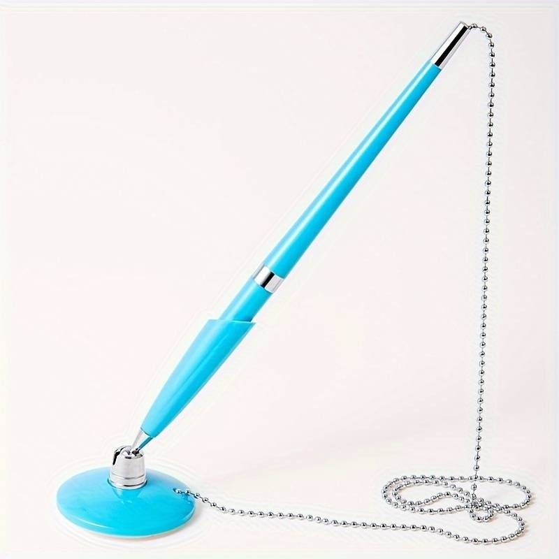 Bank Hotel Desktop Adhesive Fixed Chain Signature Pen Advertising Ballpoint Pen