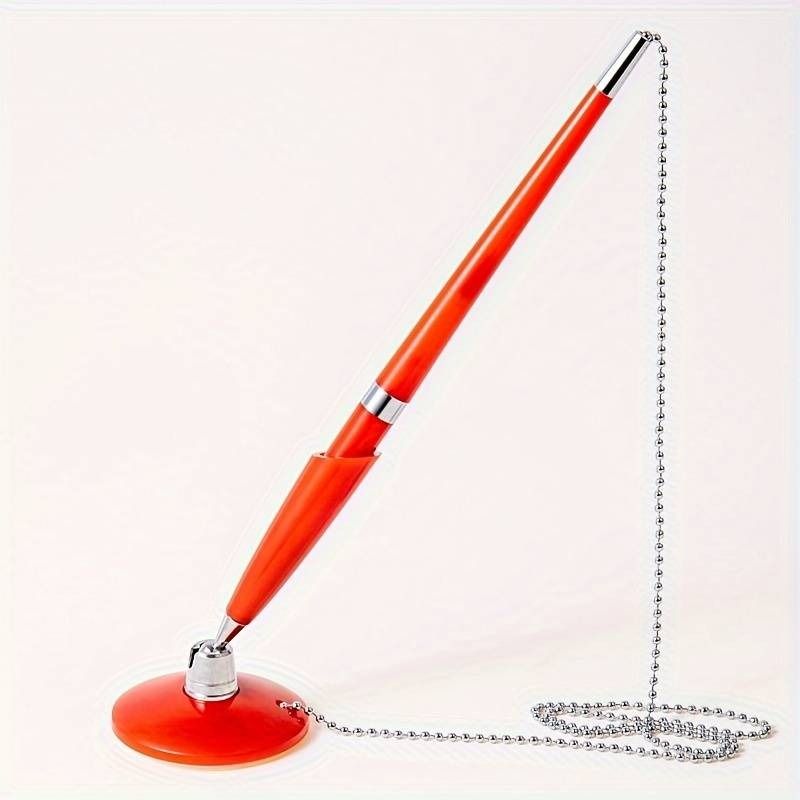 Bank Hotel Desktop Adhesive Fixed Chain Signature Pen Advertising Ballpoint Pen