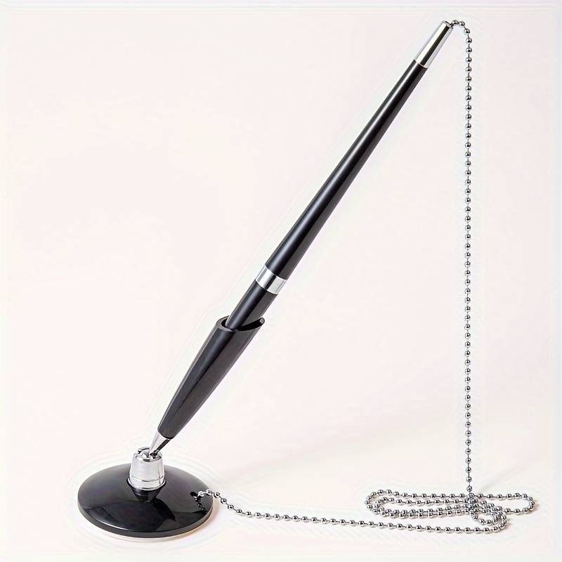 Bank Hotel Desktop Adhesive Fixed Chain Signature Pen Advertising Ballpoint Pen