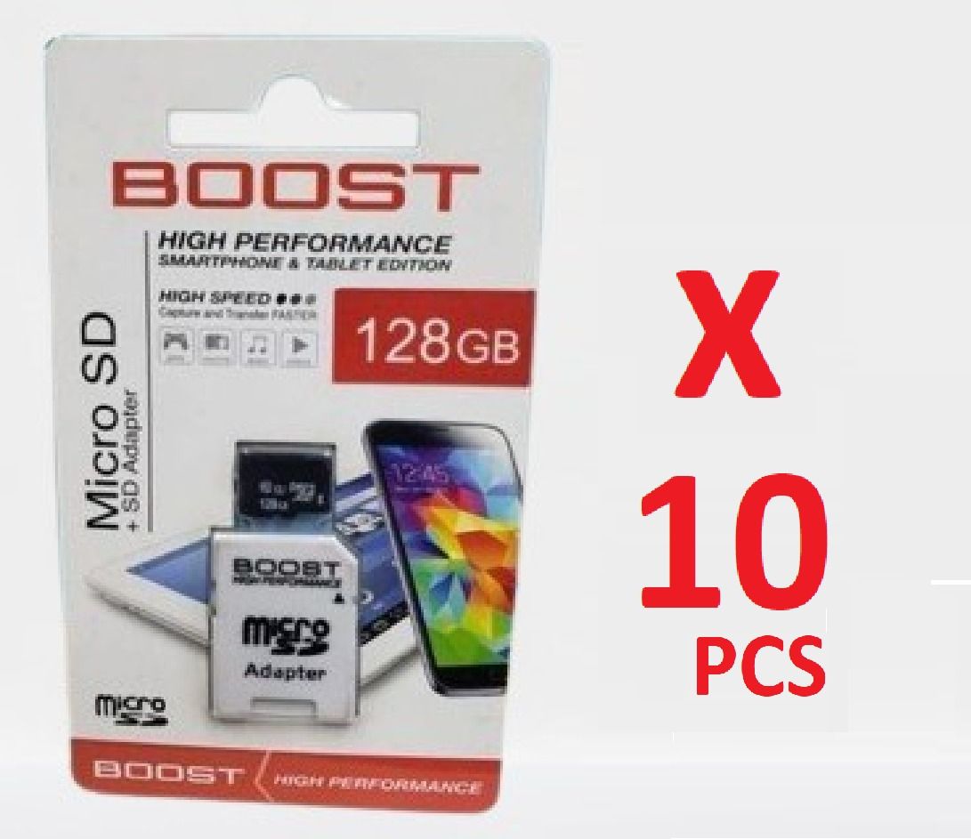 10 PCs (Wholesale Price - 2GB / 4GB / 8GB / 6GB / 32GB / 64GB / 128GB) Boost Original Memory Card for Re-Sale