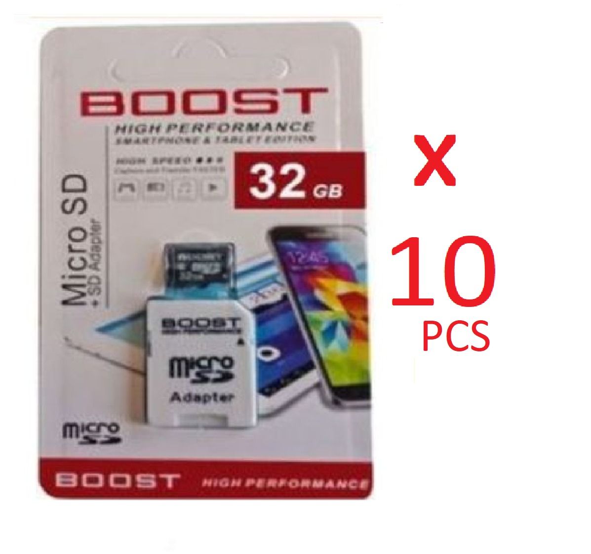 10 PCs (Wholesale Price - 2GB / 4GB / 8GB / 6GB / 32GB / 64GB / 128GB) Boost Original Memory Card for Re-Sale