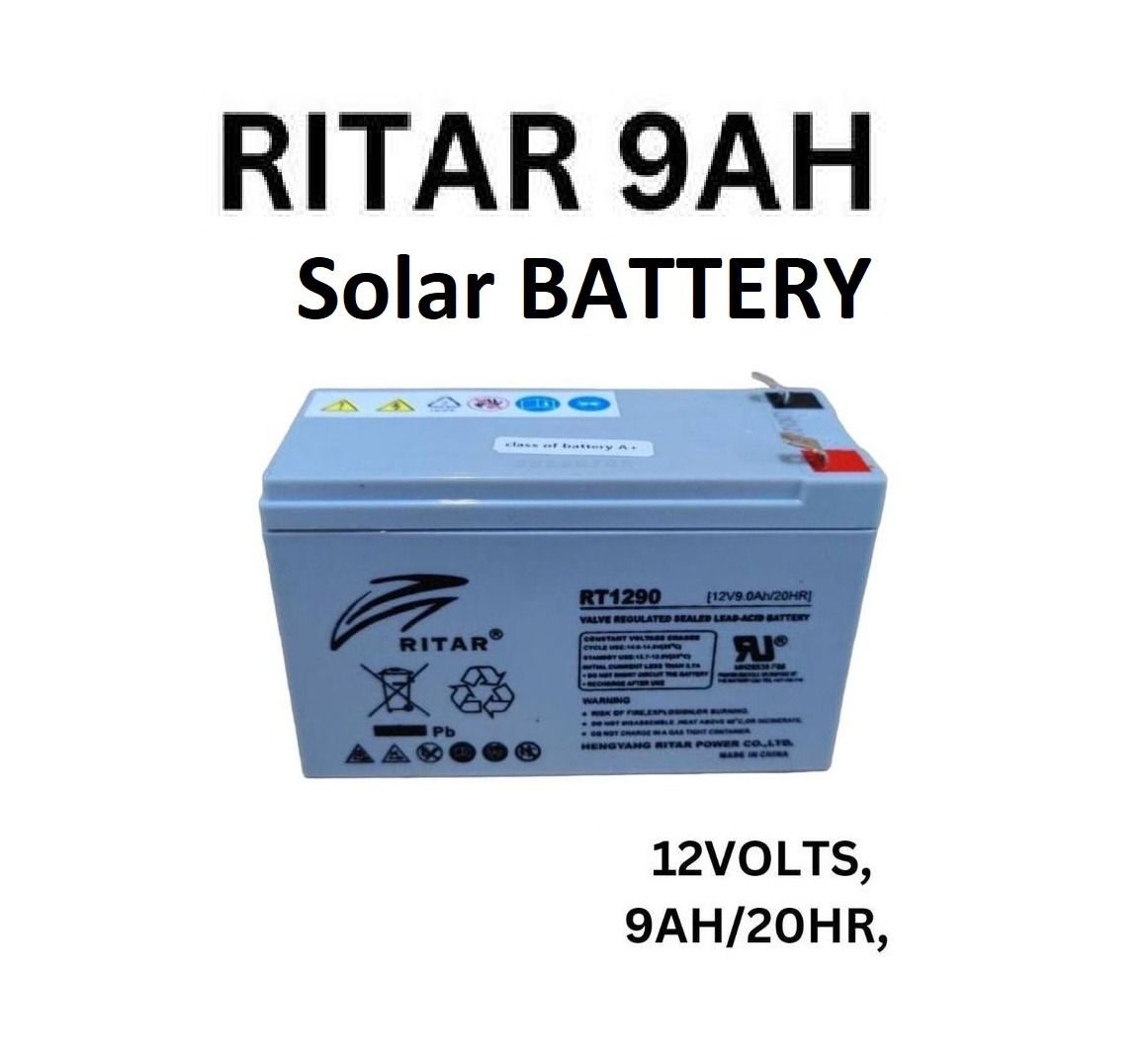 Solar Deep Cycle Maintenance Free Battery For Easy Installation