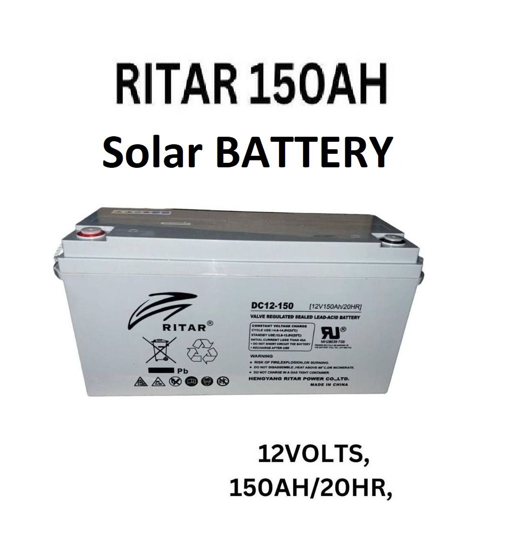 Solar Deep Cycle Maintenance Free Battery For Easy Installation