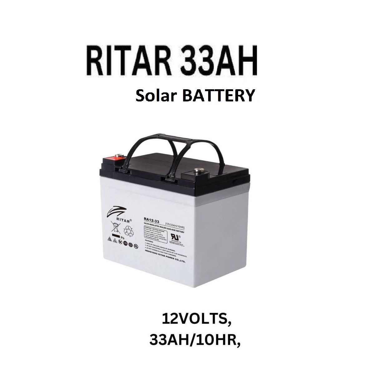 Solar Deep Cycle Maintenance Free Battery For Easy Installation