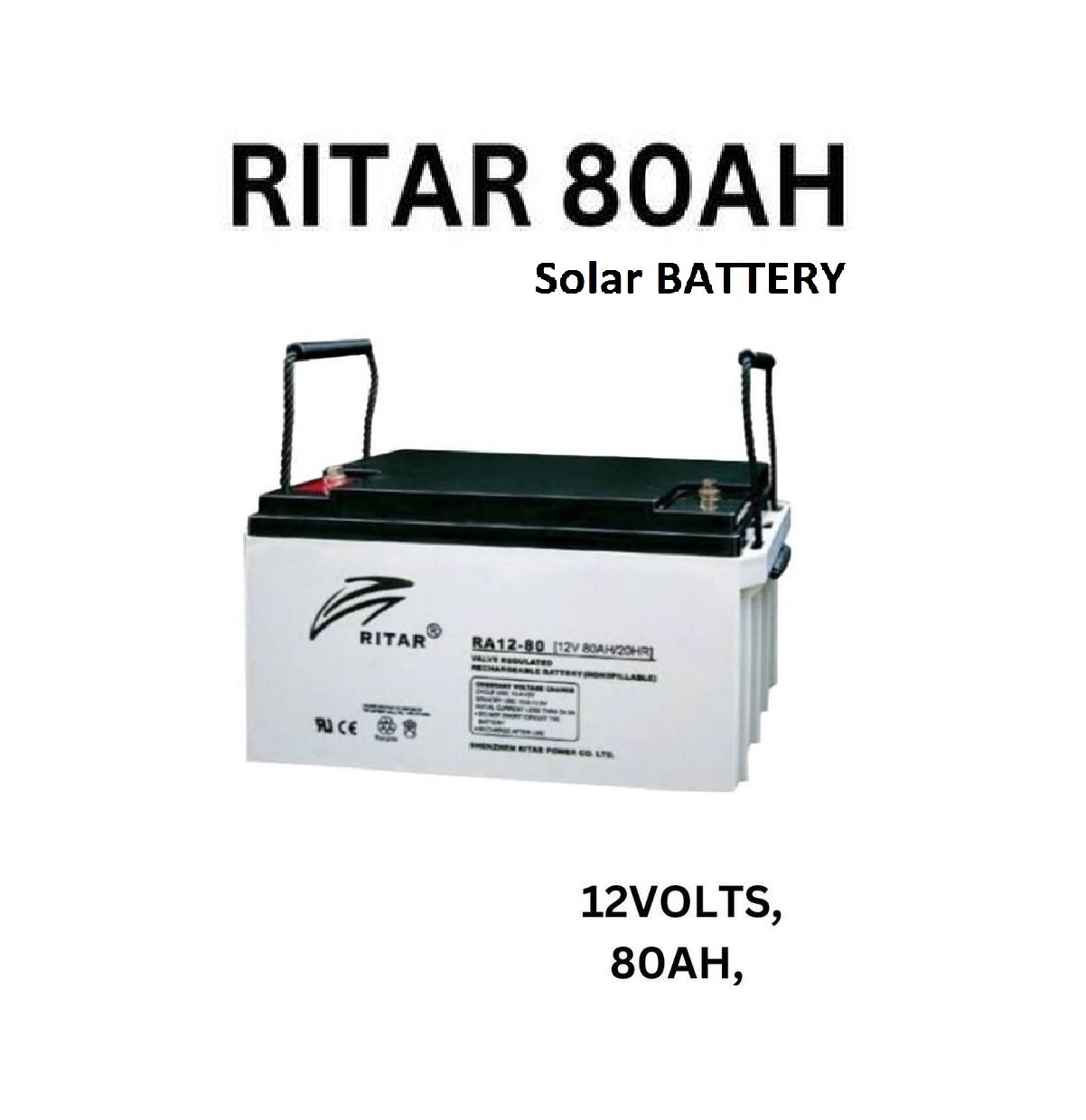 Solar Deep Cycle Maintenance Free Battery For Easy Installation