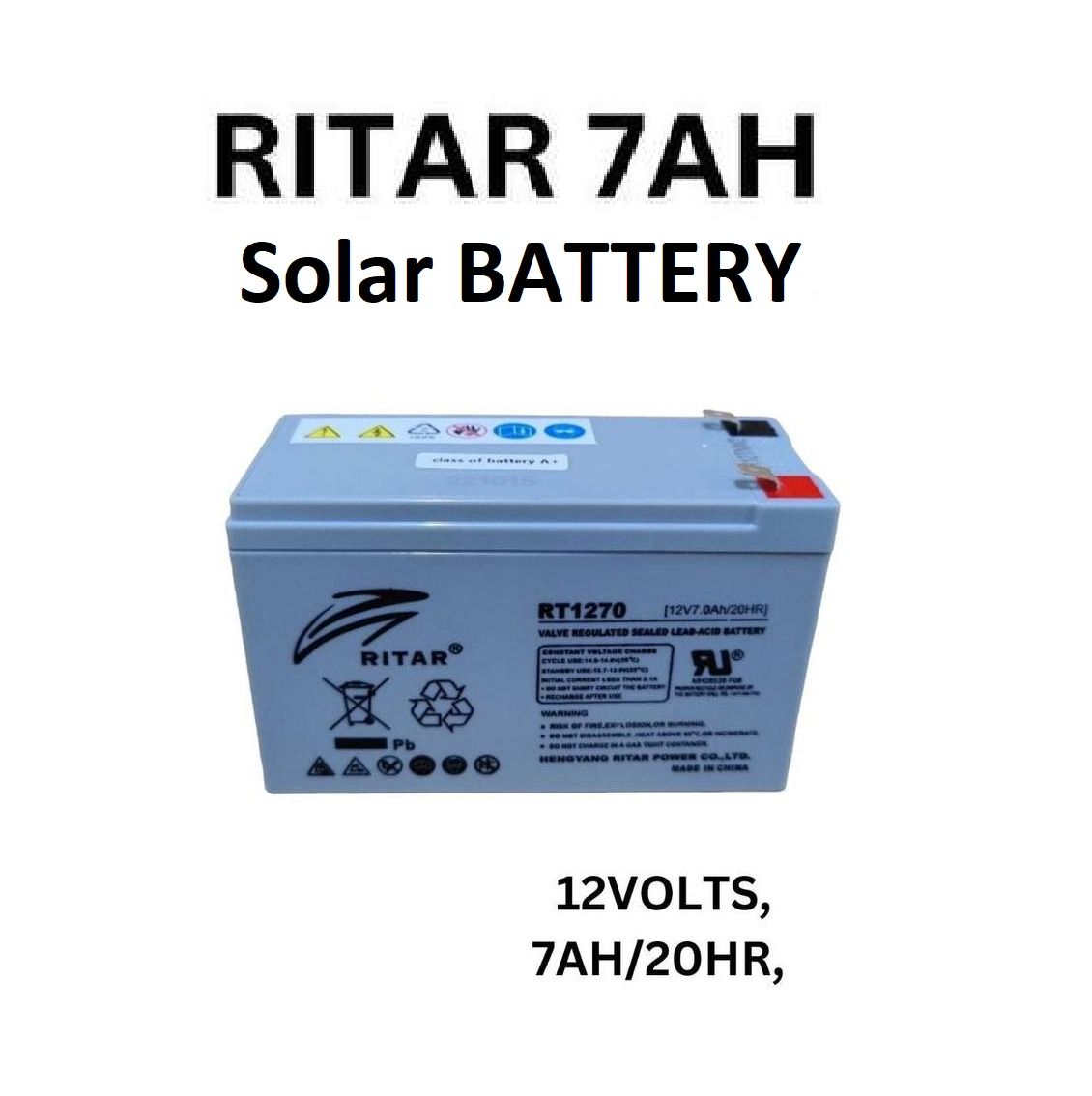 Solar Deep Cycle Maintenance Free Battery For Easy Installation