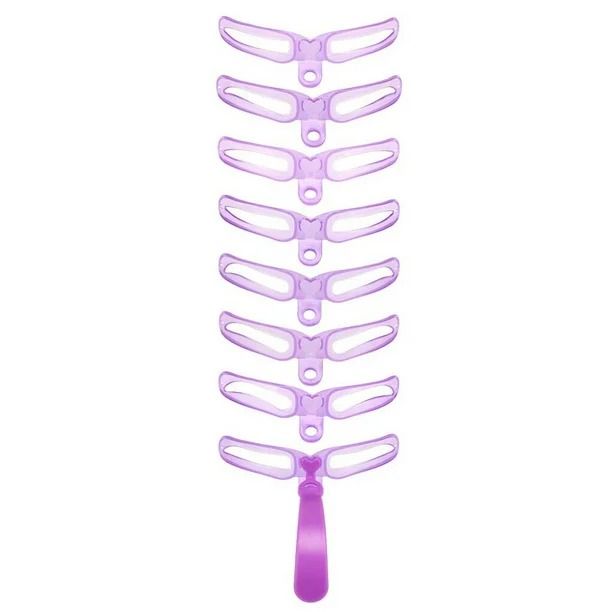 8 Pieces/Set Eye Brow Shaping Stencils Tools Kit Reusable Washable Grooming Portable Templates Make Up Cosmetics Professional