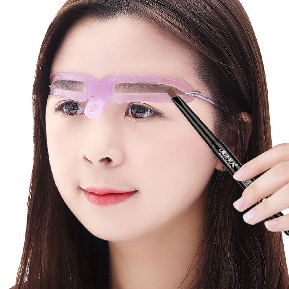 8 Pieces/Set Eye Brow Shaping Stencils Tools Kit Reusable Washable Grooming Portable Templates Make Up Cosmetics Professional