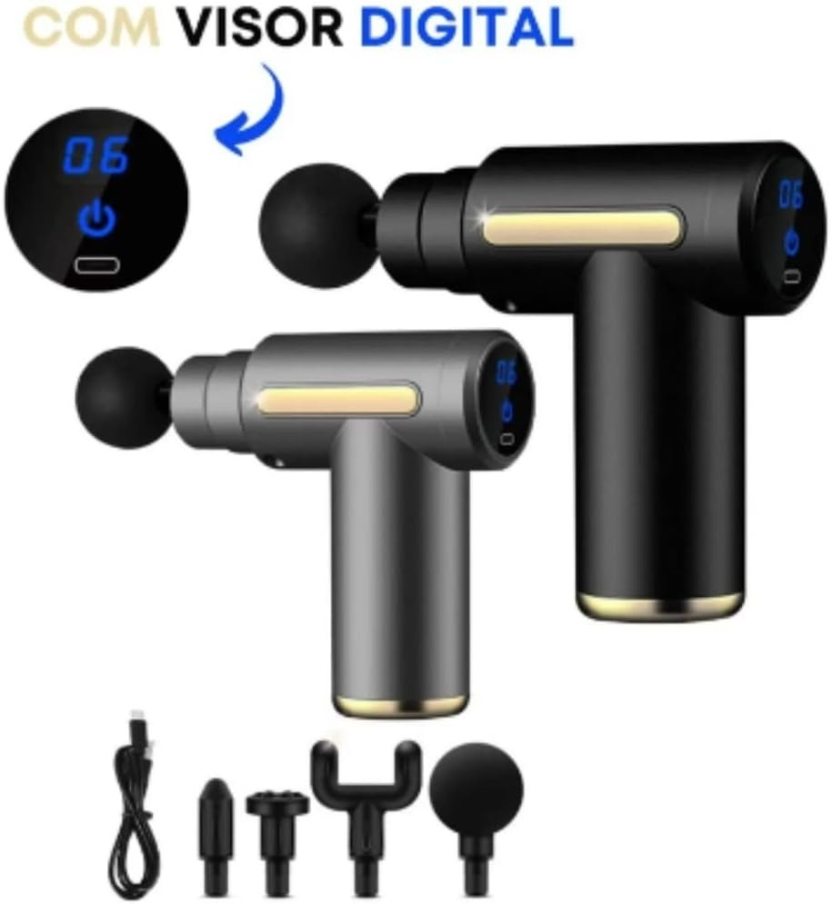Professional Portable Electric Gun Massager Body Muscle Physiotherapy Lymphatic Drainage