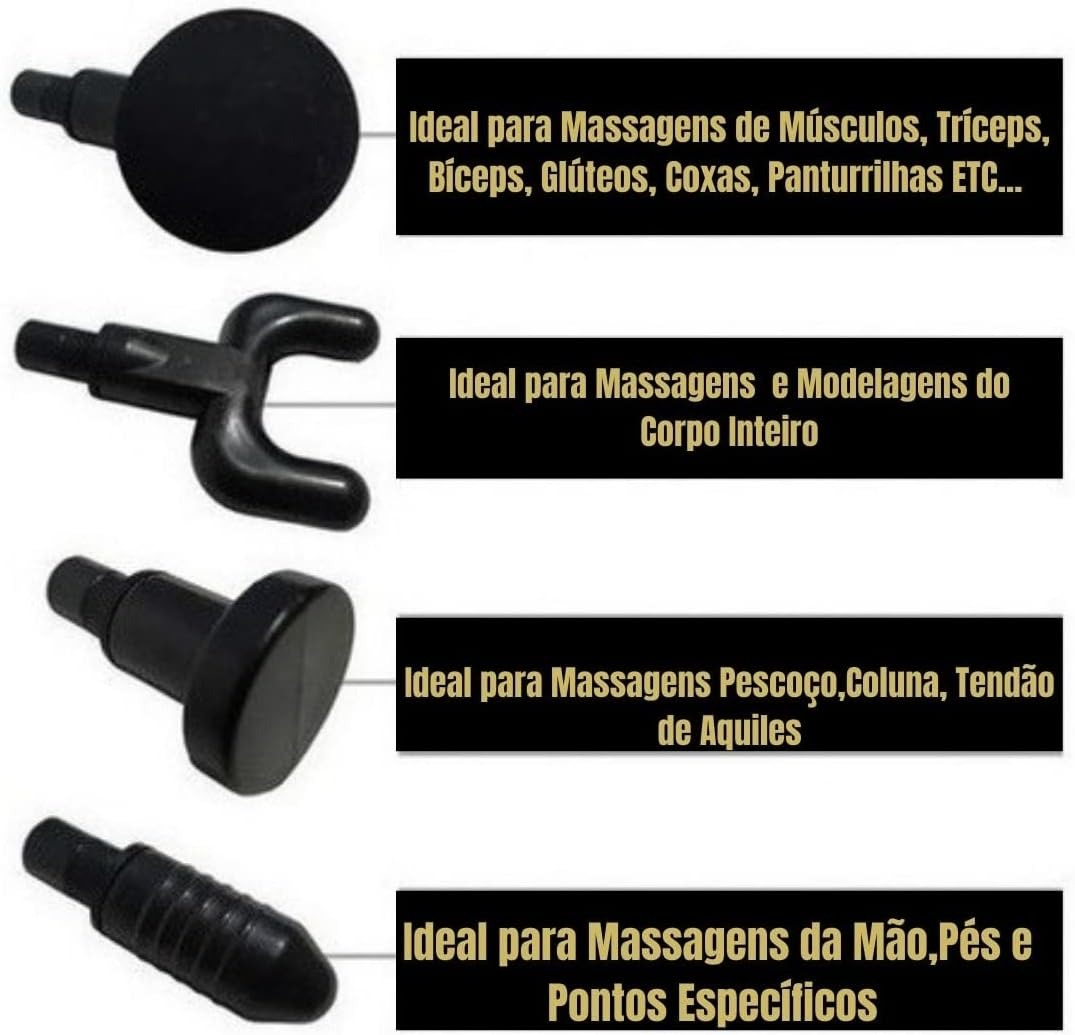 Professional Portable Electric Gun Massager Body Muscle Physiotherapy Lymphatic Drainage