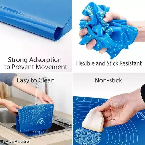 1 PC Large Kneading mat Non Slip Silicon Kneading Mats