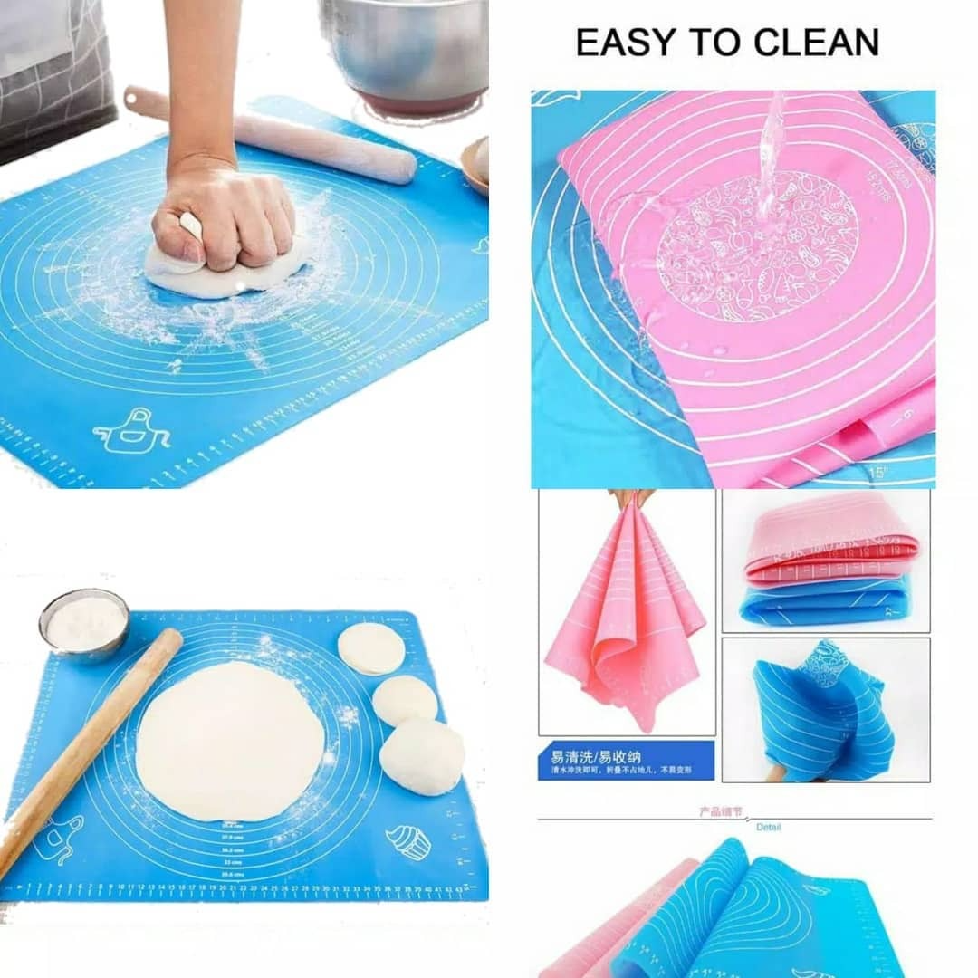1 PC Large Kneading mat Non Slip Silicon Kneading Mats