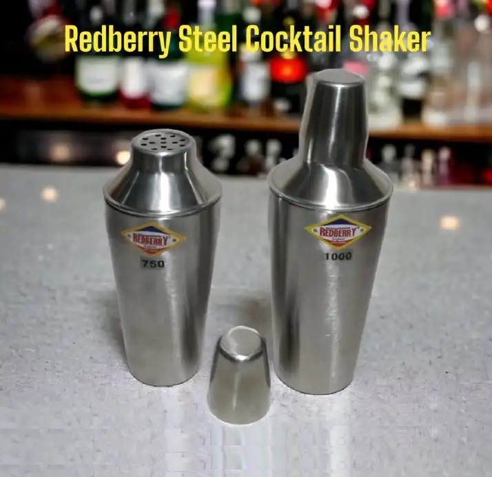 Redberry Stainless Steel Cocktail Shaker