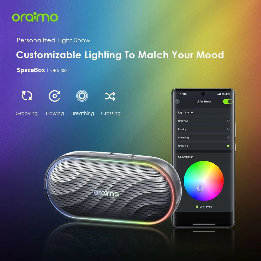 oraimo SpaceBox 8W FM Wireless n Bluetooth Speaker