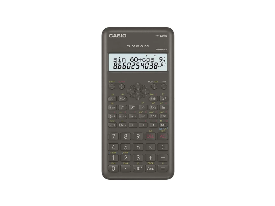 FX-82MS 2- Line Display Scientific Calculator for High School and College Students