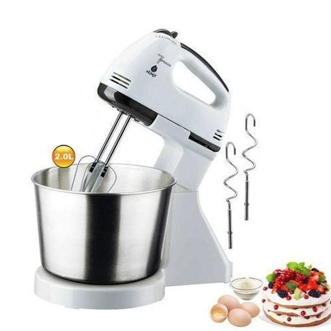 Sokany Electric Stand Mixer 7 Speed Kitchen Mixer with Dough Hook Whisk Beater & Dough Kneading Bowl