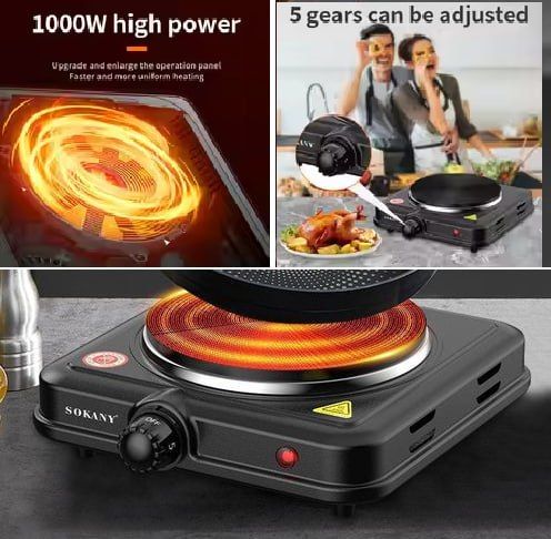 Electric stove with adjustable temperature for household multifunctional electric cooking