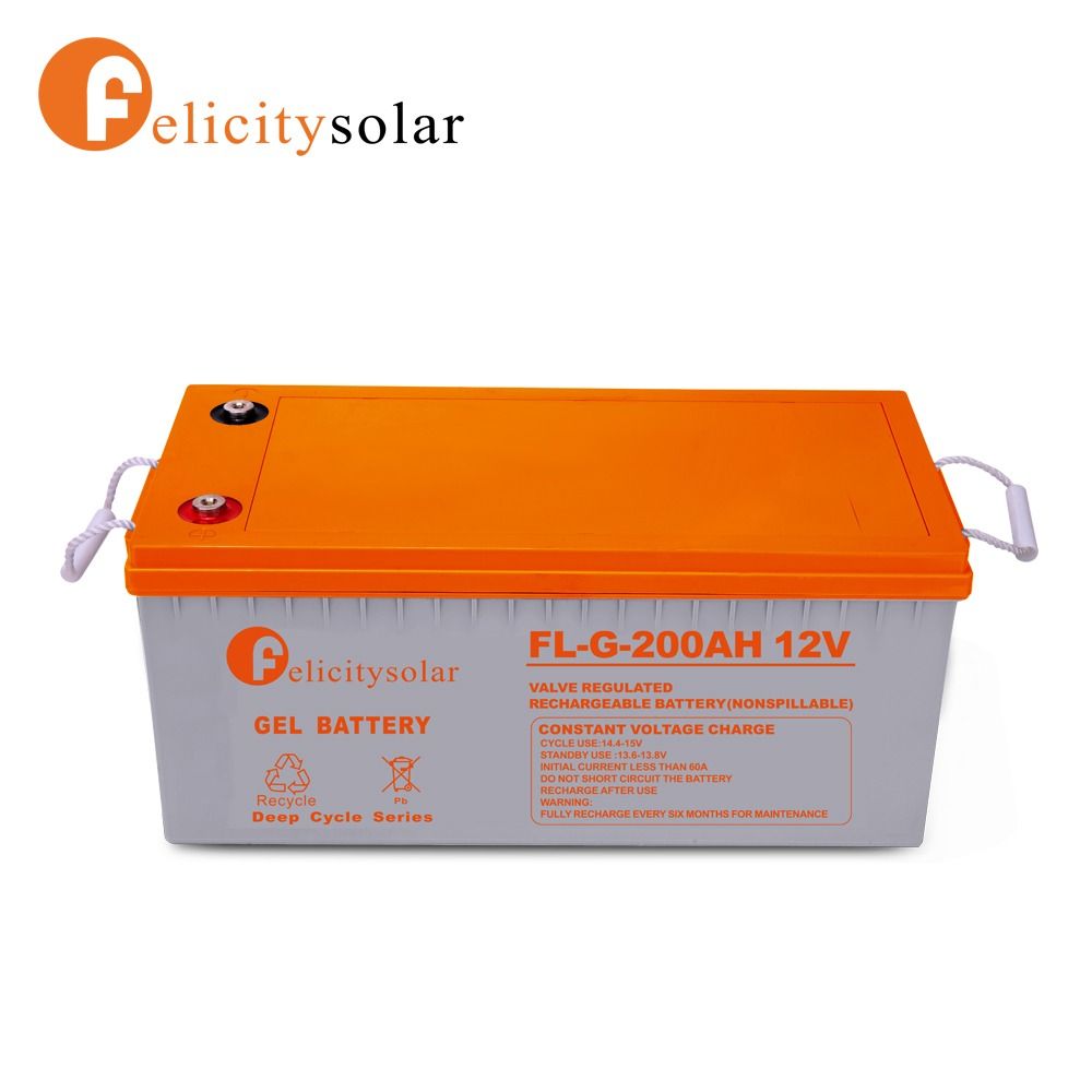 [Best Choice] Felicity12V Solar Deep Cycle GEL Battery For Solar System (1 Year Manufacture Warranty)