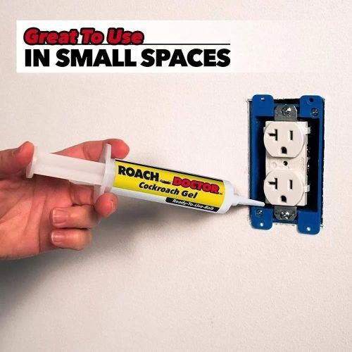 Roach Doctor Cockroach Gel Ready-to-Use Cockroach Gel Bait Roach Killer with Syringe Applicator