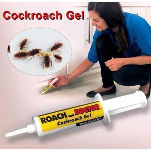 Roach Doctor Cockroach Gel Ready-to-Use Cockroach Gel Bait Roach Killer with Syringe Applicator