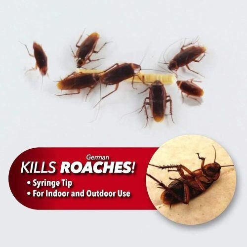 Roach Doctor Cockroach Gel Ready-to-Use Cockroach Gel Bait Roach Killer with Syringe Applicator