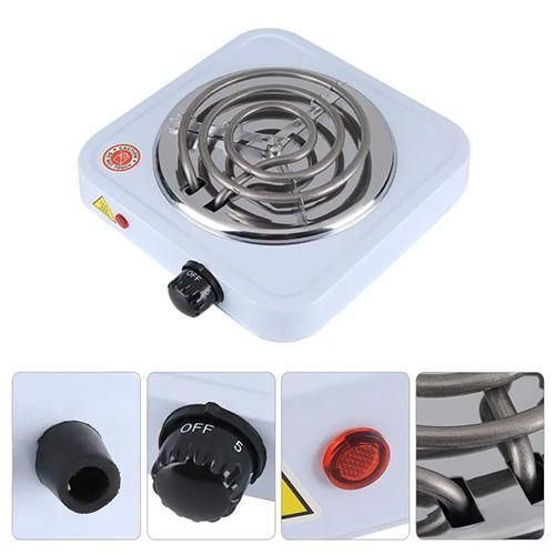 Electric Stove, Single Burner Cooktop, Compact and Portable, Adjustable Temperature Hot Plate,Stainless