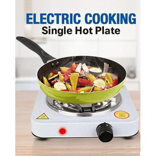 Electric Stove, Single Burner Cooktop, Compact and Portable, Adjustable Temperature Hot Plate,Stainless