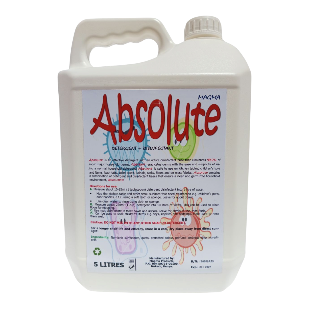 Absolute-Disinfectant Liquid Detergent-5 litres