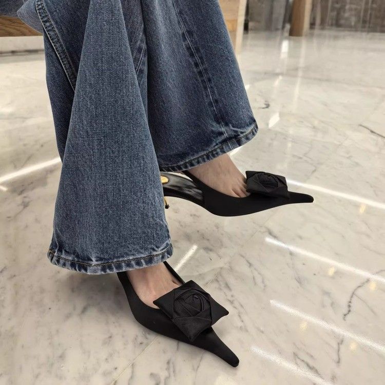 Women Mid High Heels Sandals Big Size Casual Summer Party Dress  Beach Shoes Comfort Non Slip Walking  Shoes
