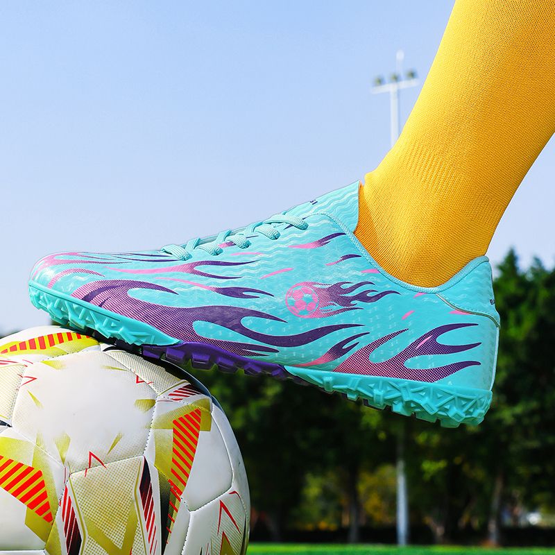 New Men Kids Soccer Shoes Team Cleats Football Boots Sports Long Studs Turf Shoes for Training Competition