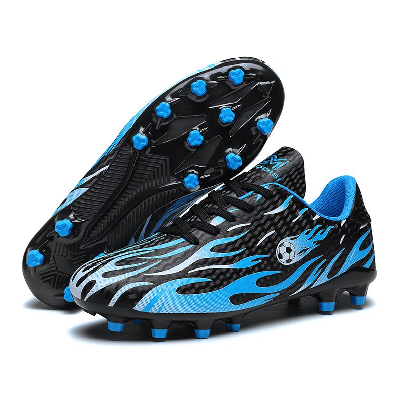 New Men Kids Soccer Shoes Team Cleats Football Boots Sports Long Studs Turf Shoes for Training Competition