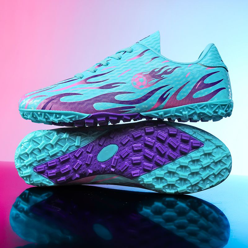 New Men Kids Soccer Shoes Team Cleats Football Boots Sports Long Studs Turf Shoes for Training Competition