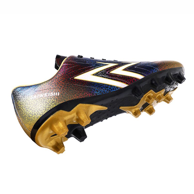 New Men Kids Soccer Shoes Team Cleats Football Boots Sports Long Studs Turf Shoes for Training Competition