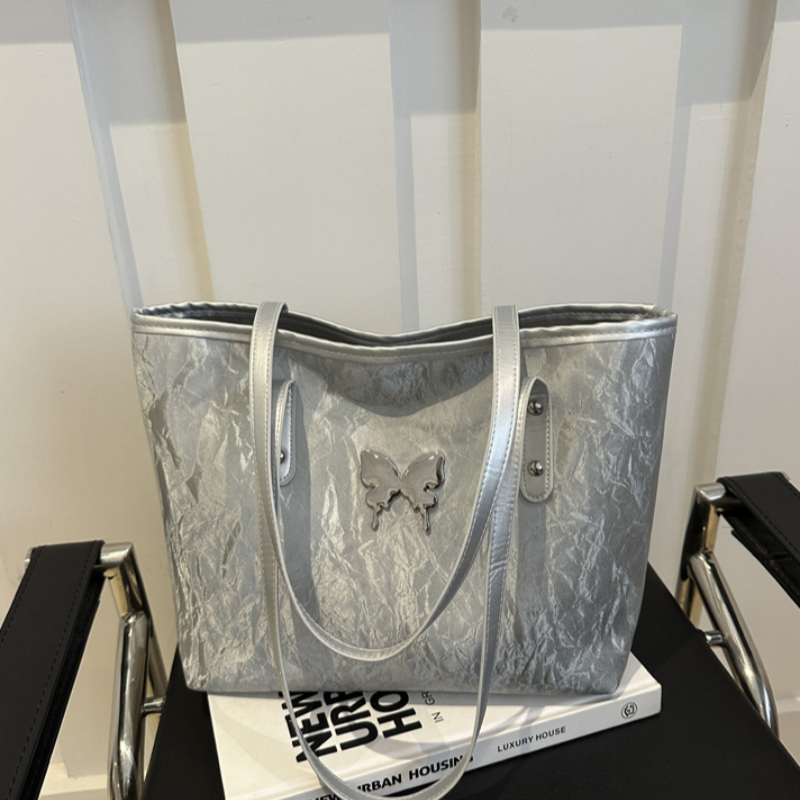 Women's bag with high-end feel, large capacity shoulder bag, trendy tote bag, fashionable casual handbag