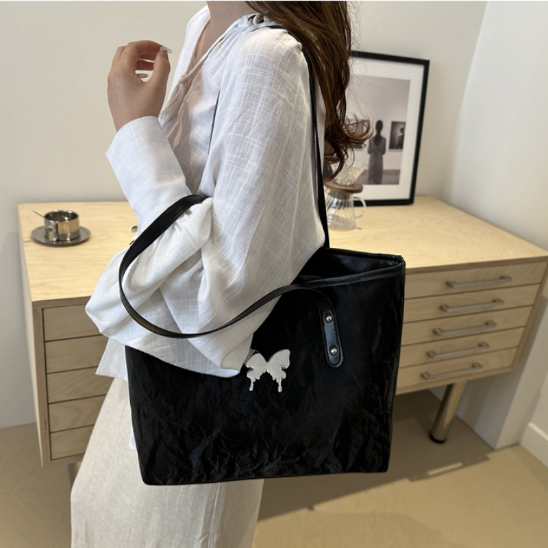 Women's bag with high-end feel, large capacity shoulder bag, trendy tote bag, fashionable casual handbag