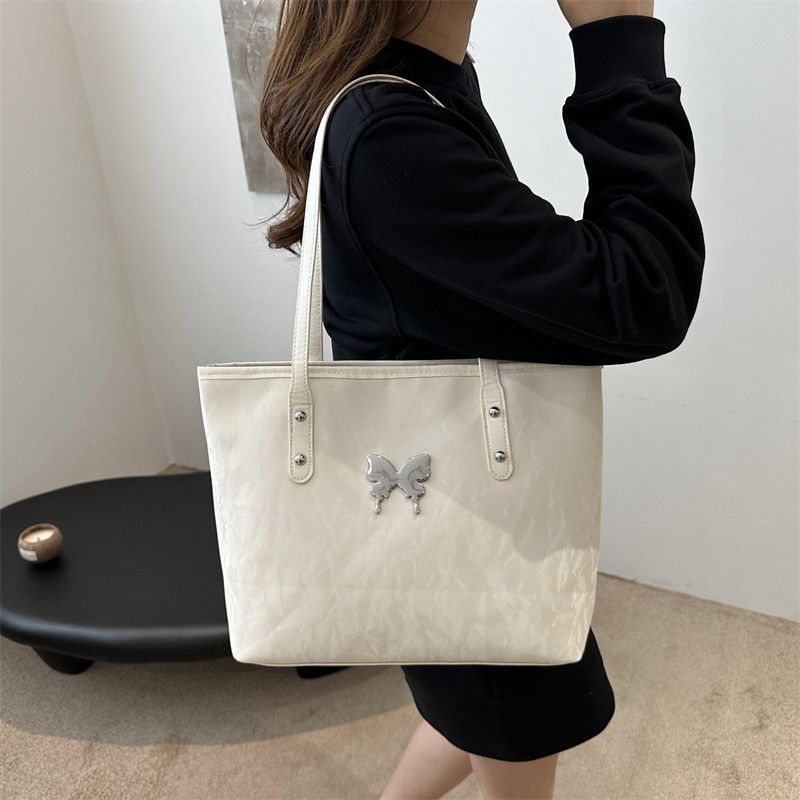 Women's bag with high-end feel, large capacity shoulder bag, trendy tote bag, fashionable casual handbag