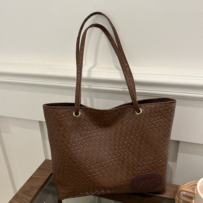 Knitted armpit bag women's bag new fashionable tote bag lazy texture shoulder bag crossbody bag