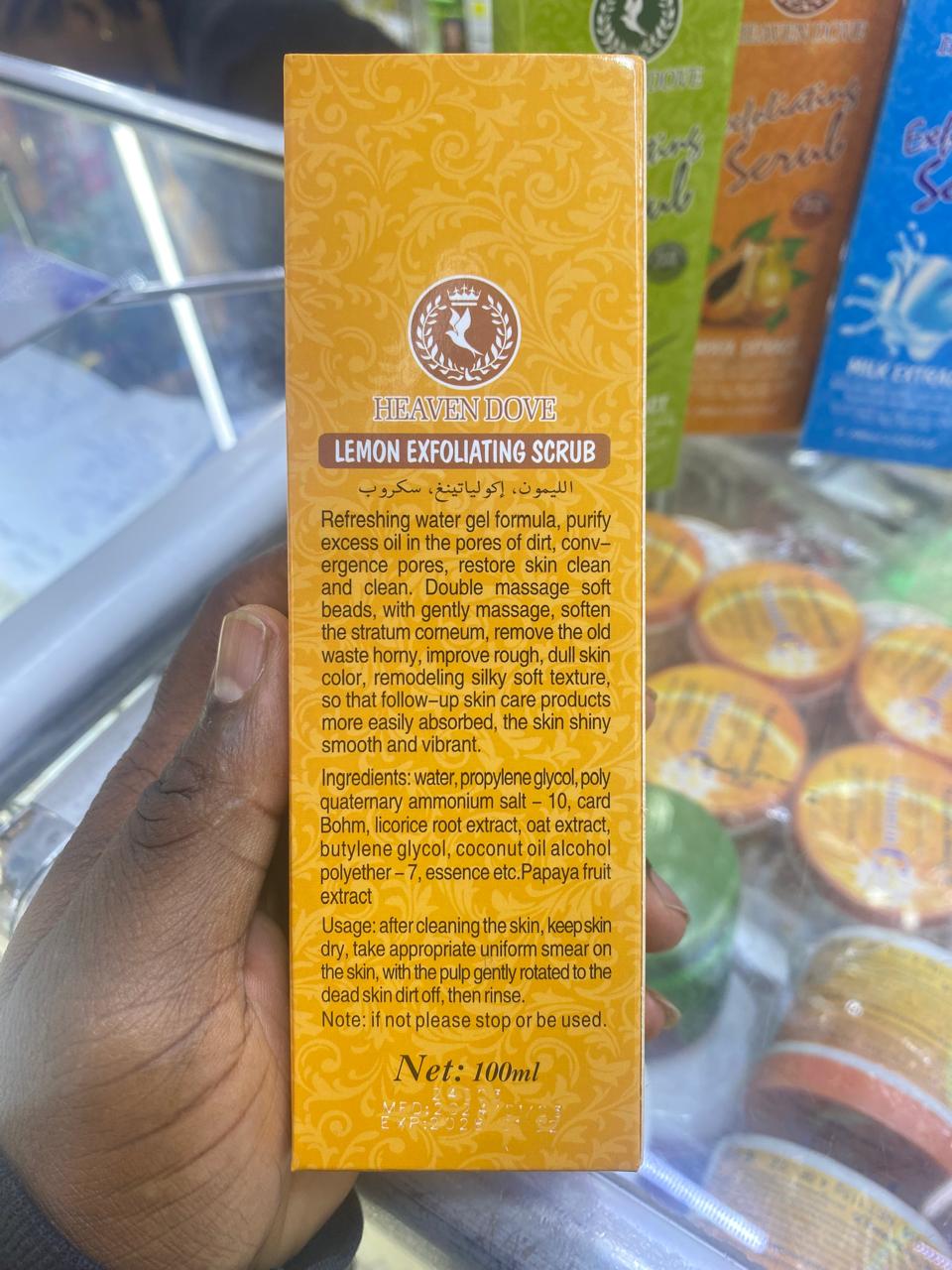 HEAVEN DOVE EXFOLIATING SCRUB 100ML